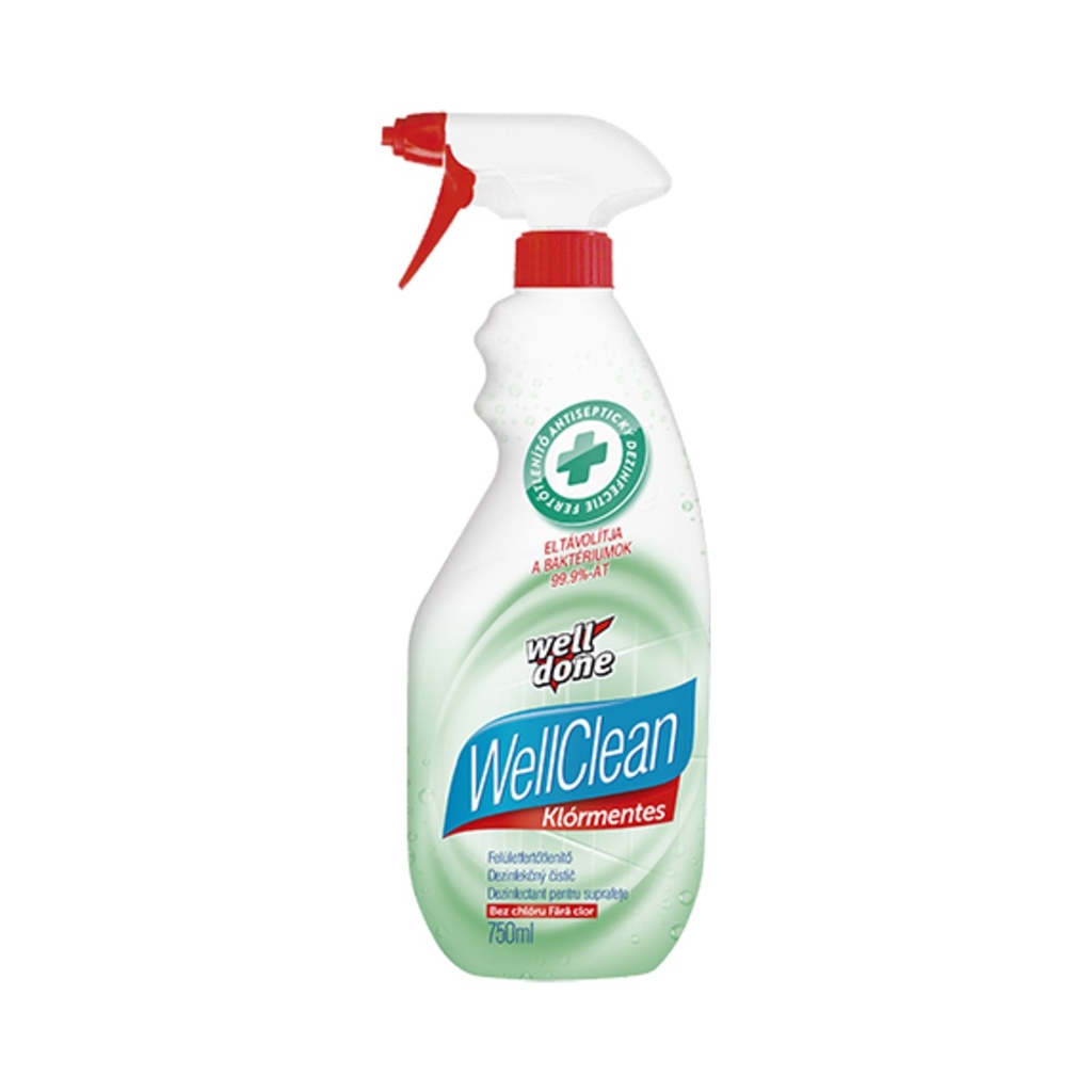 Well Done wellclean felületfertőtlenítő 750ml 18db/krt