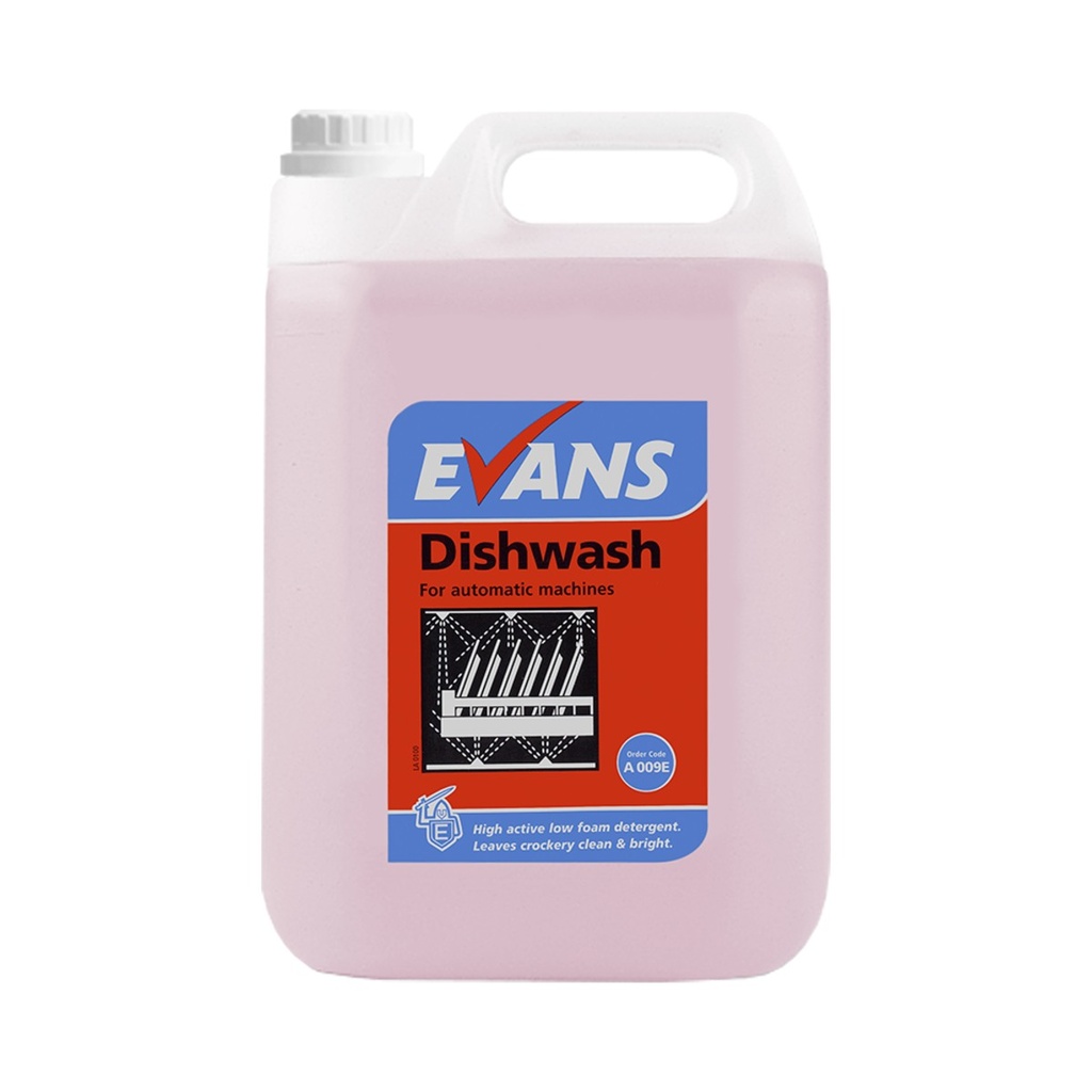 [A009EEV2] Evans Dishwash gépi mosogatószer 5L 2db/krt