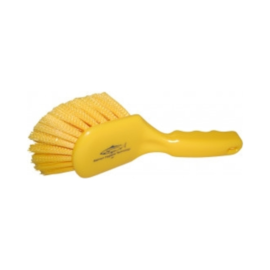 Kézi kefe rövid nyelű puha 254mm sárga