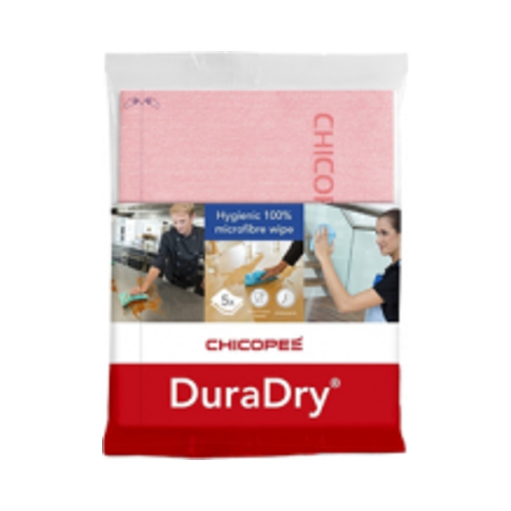 Microfibre Plus mikroszálas törlőkendő piros 5db/cs 24cs/krt