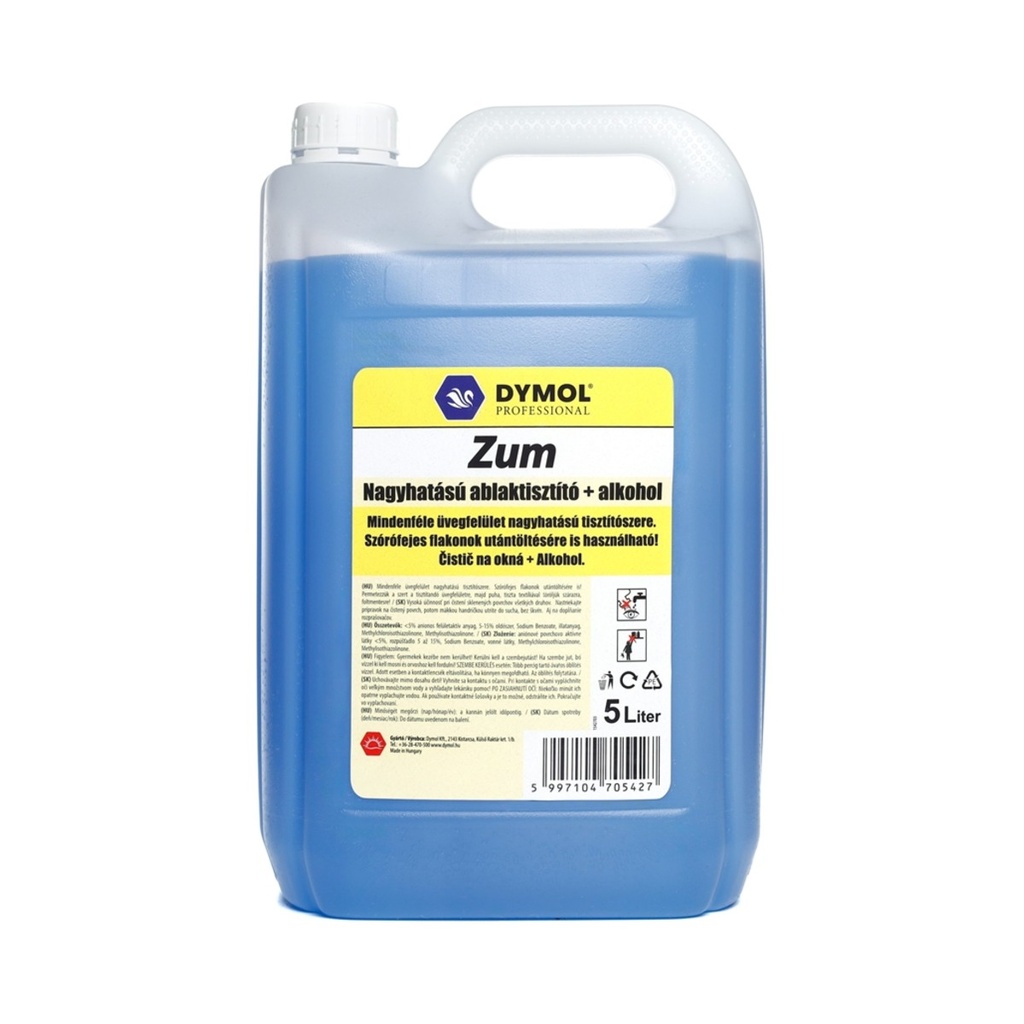 [ZUM-01 5000] ZUM ablaktisztító + alkohol 5L (üvegtisztító)