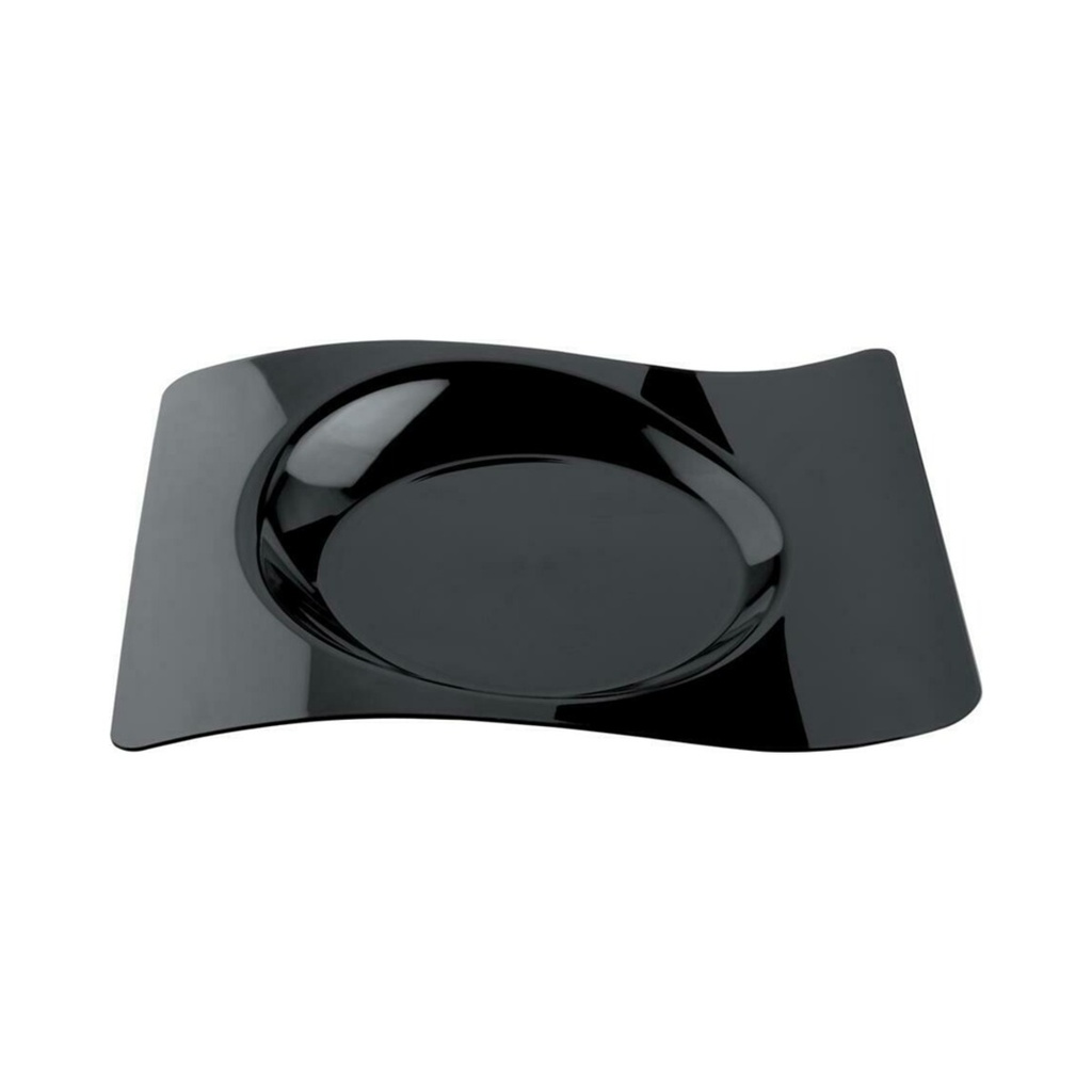 FORMA tálka fekete 280x230mm (PS) 12db/cs 180db/krt Kifutó