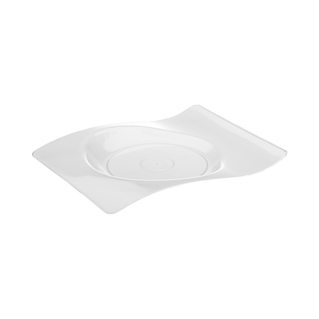 [6053-21] FORMA tálka víztiszta 220 x 180 mm (PS) 12db/cs, 180db/krt. Kifutó