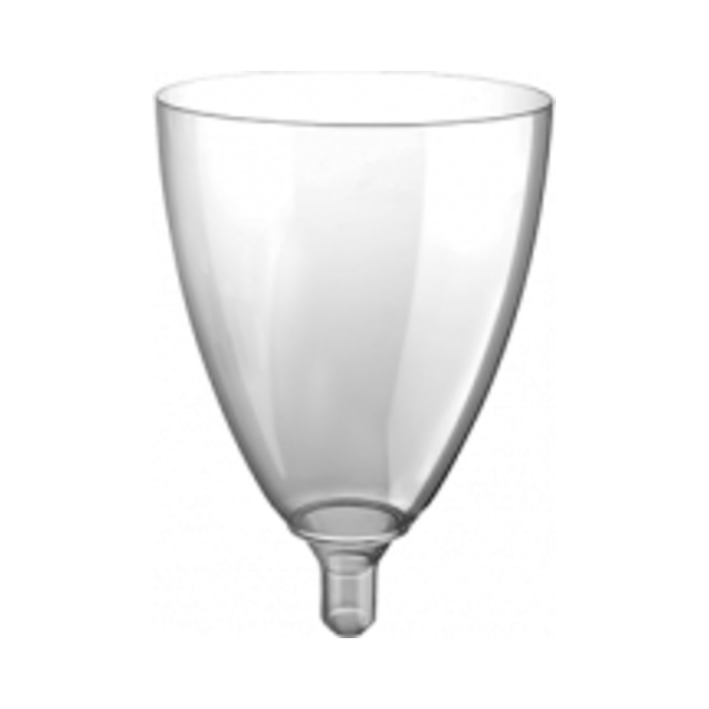 Műanyag boros kehely 180ml (PS) 20db/cs 400db/krt