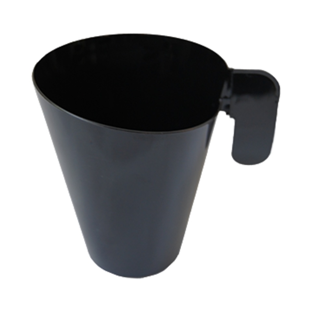 [5731-19] Műanyag cappuccino csésze 155ml fekete 12db/cs 144db/krt