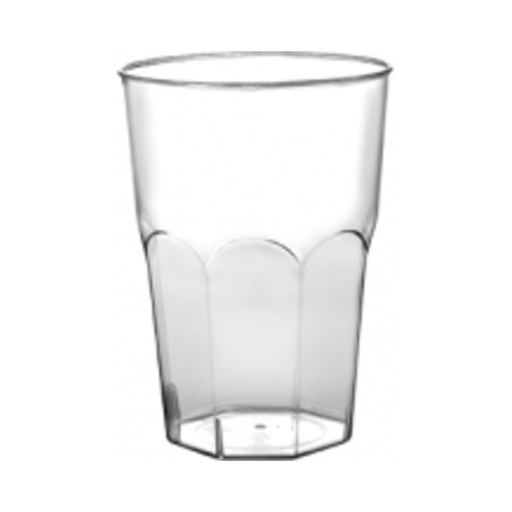 Műanyag long-drink pohár 350ml (3dl-nél jel.) PS 20db/cs 420db/krt
