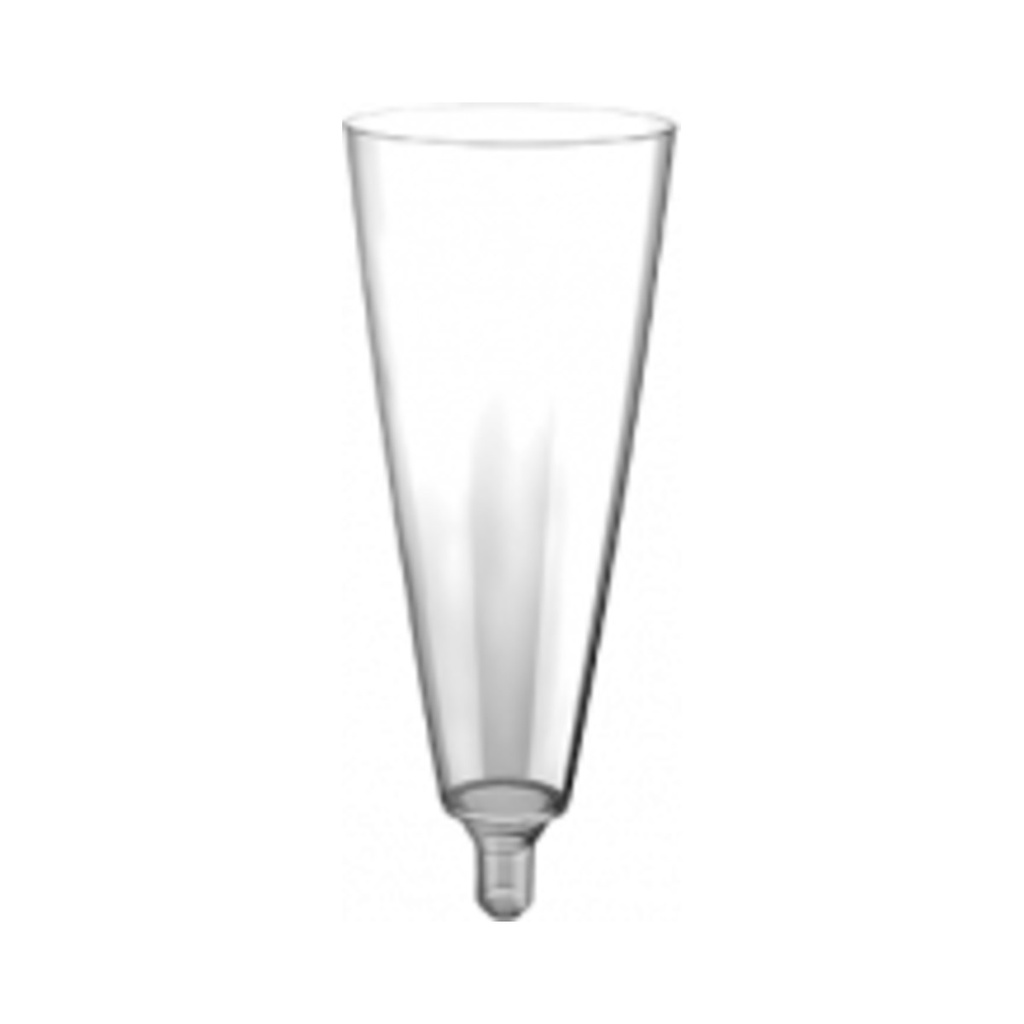 [2885] Műanyag pezsgős flute kehely 160 ml 20db/cs 400db/krt