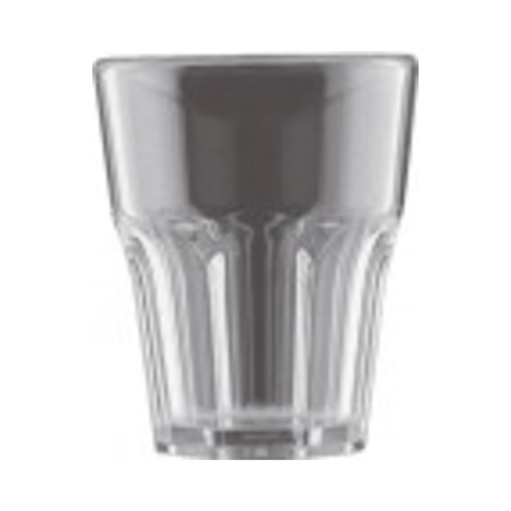 [4767-21F] Műanyag stampedlis pohár SAN matt átlátszó 40ml 6db/cs 72db/krt