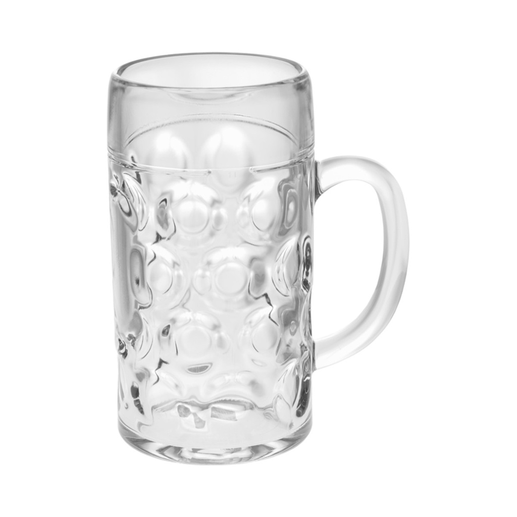 Műanyag sörös korsó 1000ml 6db/krt