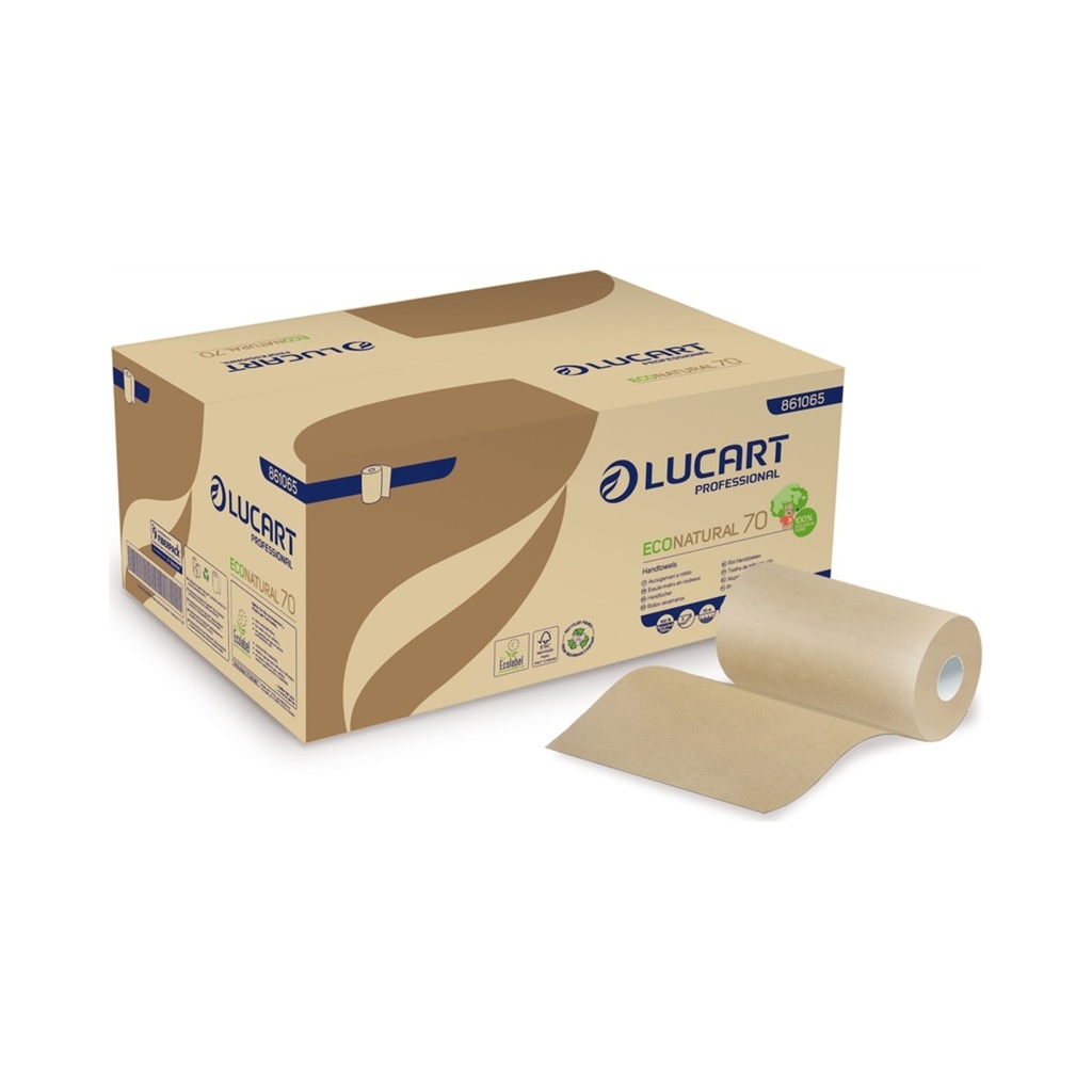 [861065] Eco Natural 70 joint papírtörlő 2 rét. (13cm átm. 190lap/tek) 12tek/krt