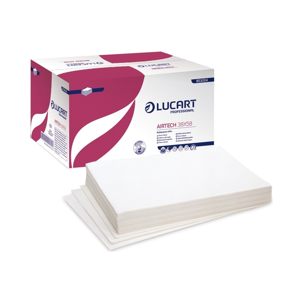 [853004] Lucart Airtech Törlő 38x58  60 lap/cs 8cs/krt