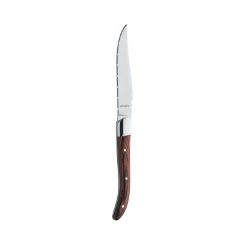 [252000B000113] Royal Steak Kés Recés 18/0 - 2.5mm pakkafa markolattal 6db/cs