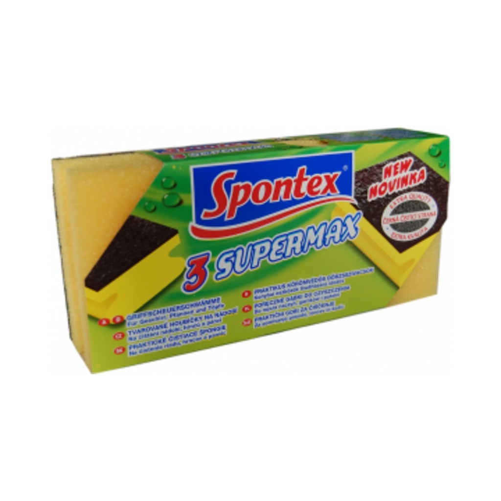 [97170009] Supermax kombinált szivacs (3db-os) 16db/krt