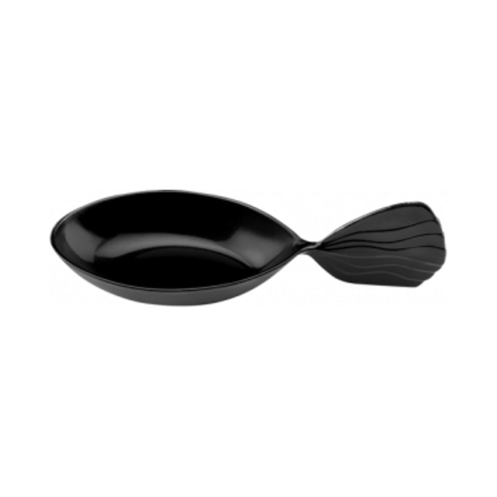 Single-Dose halacska finger food kanál  fekete 14 ml 10 cm (PS) 30db/cs 600db/krt.