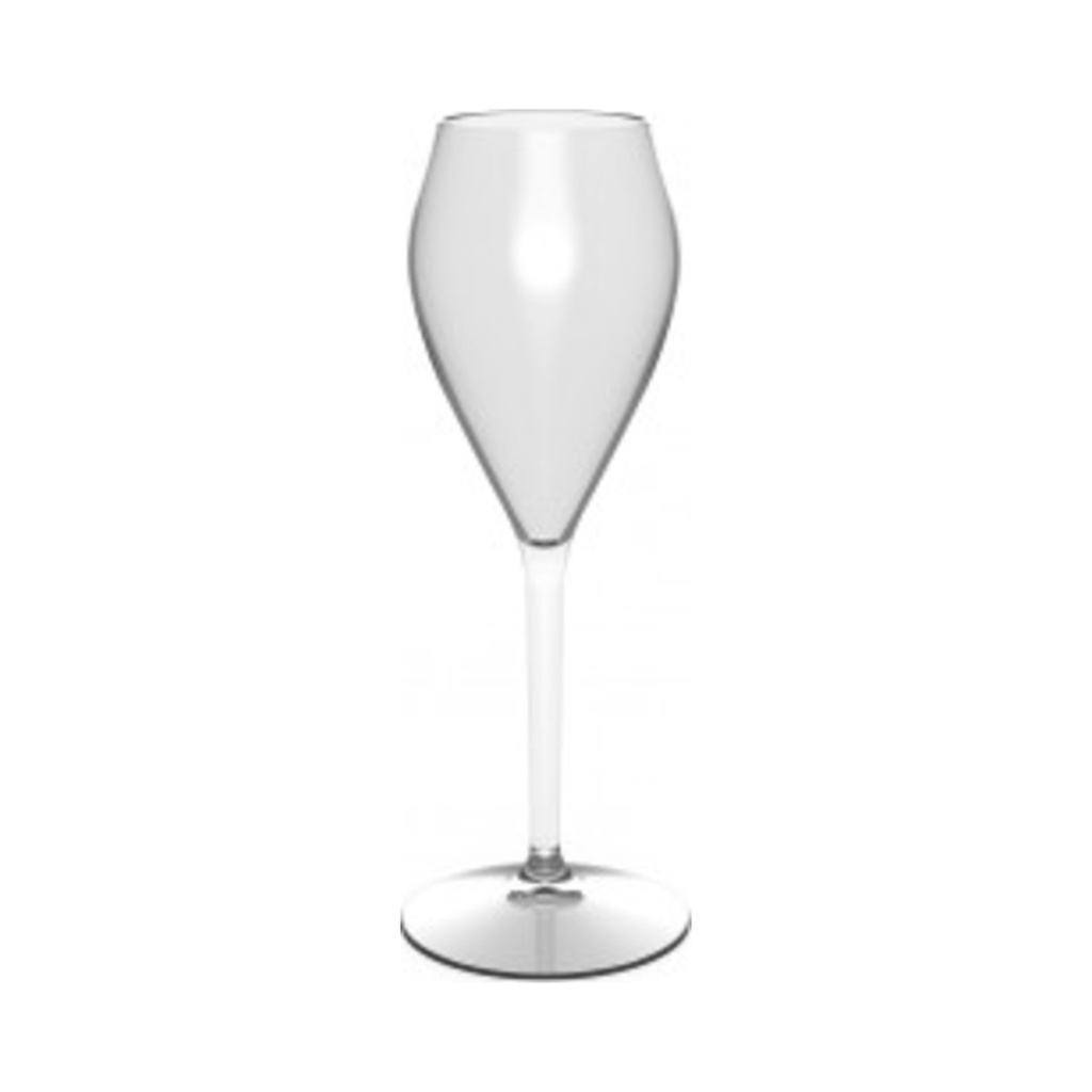 Tritan műanyag pezsgős kehely víztiszta 160ml 6db/krt