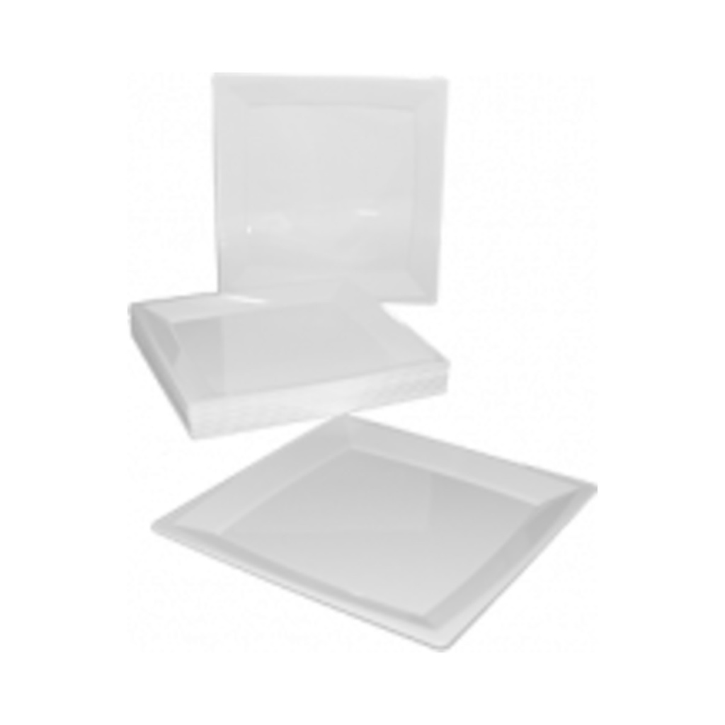 [PQSB16] Milan szögletes fehér tányér (S) 136x136mm 24db/cs 16cs/krt KIFUTÓ