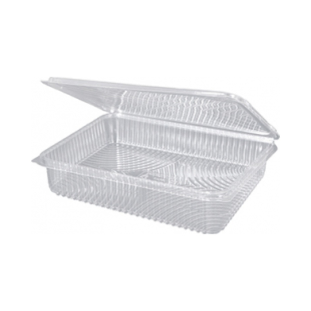 [LISH55PLA] Műanyag összecsukható doboz 1500ml (PLA) 217x167x55mm 25db/cs 250db/krt