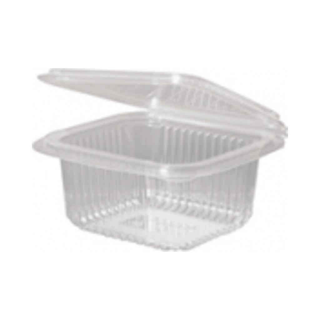 [LIG370PLA] Műanyag összecsukható doboz 370ml (PLA) 126x117x56mm 50db/cs 700db/krt