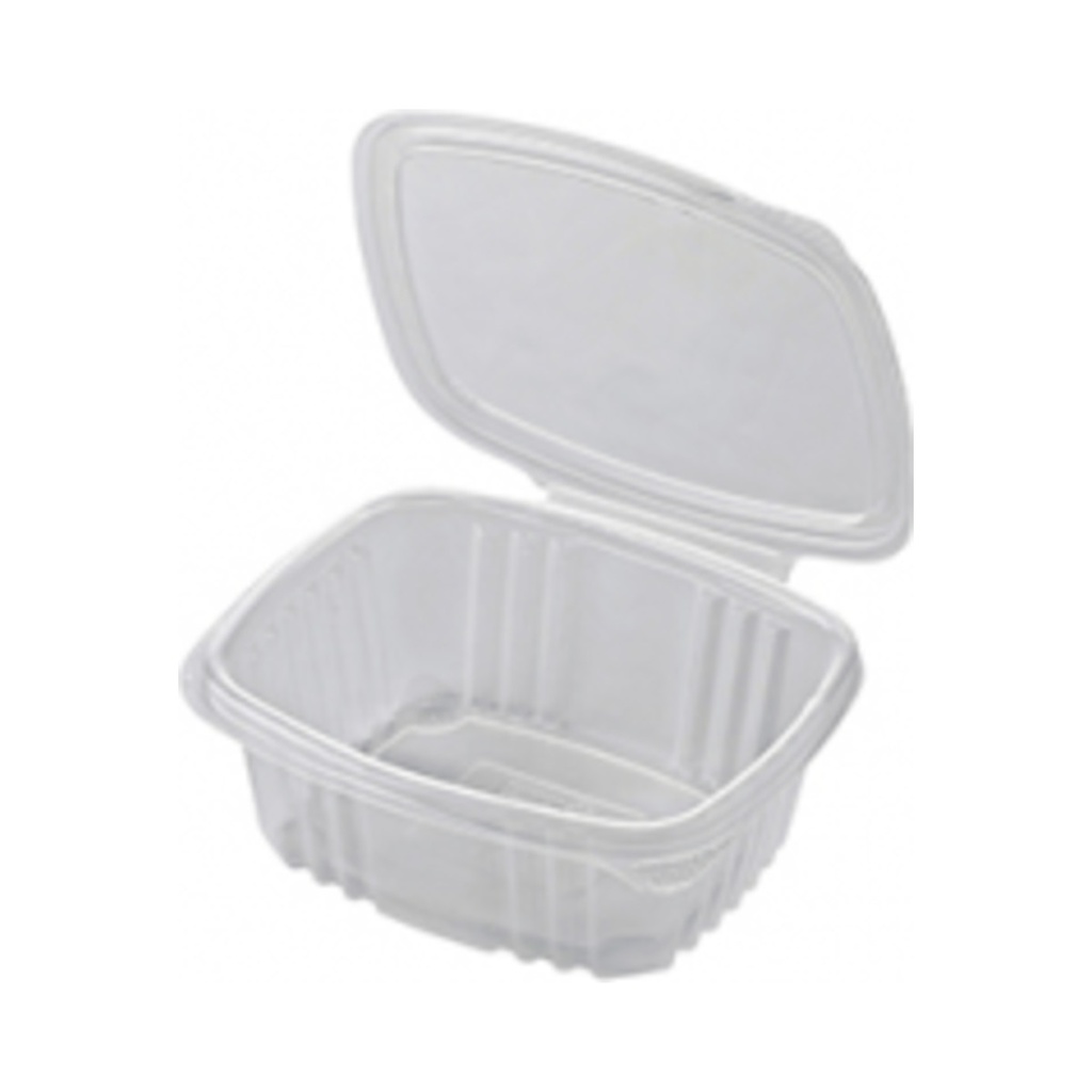 Műanyag összecsukható doboz 370ml PP (125x115x50mm) 50db/cs 700db/krt