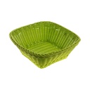 Saleen kosár szögletes 23x23x9 cm limezöld