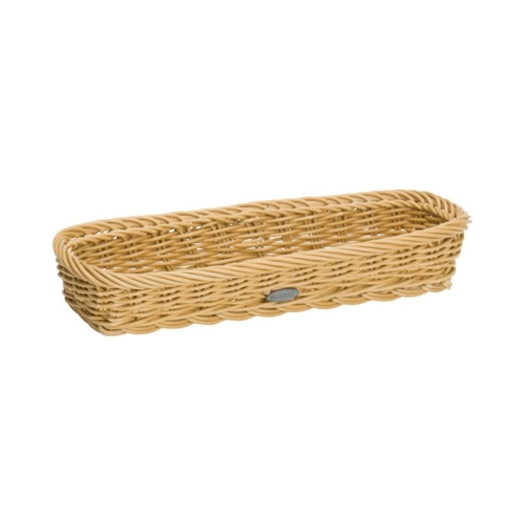[02016930101] Saleen kosár szögletes 28x11x5cm világos bézs