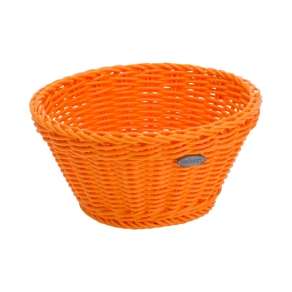 [2091001101] Saleen narancssárga kerek kosár 18x10cm