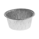 Alutálka kerek 8x3,7cm 50µ 115ml 150db/cs 3000db/krt