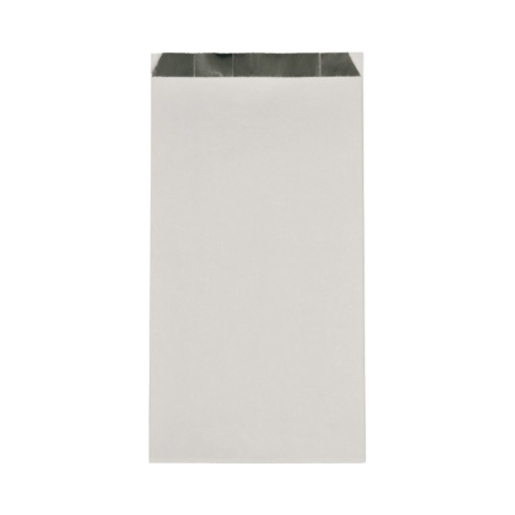 [16340] Grillcsirkés tasak alufóliával bélelt fehér 29x16x5,5cm 60g/m2 500db/cs 1000db/krt