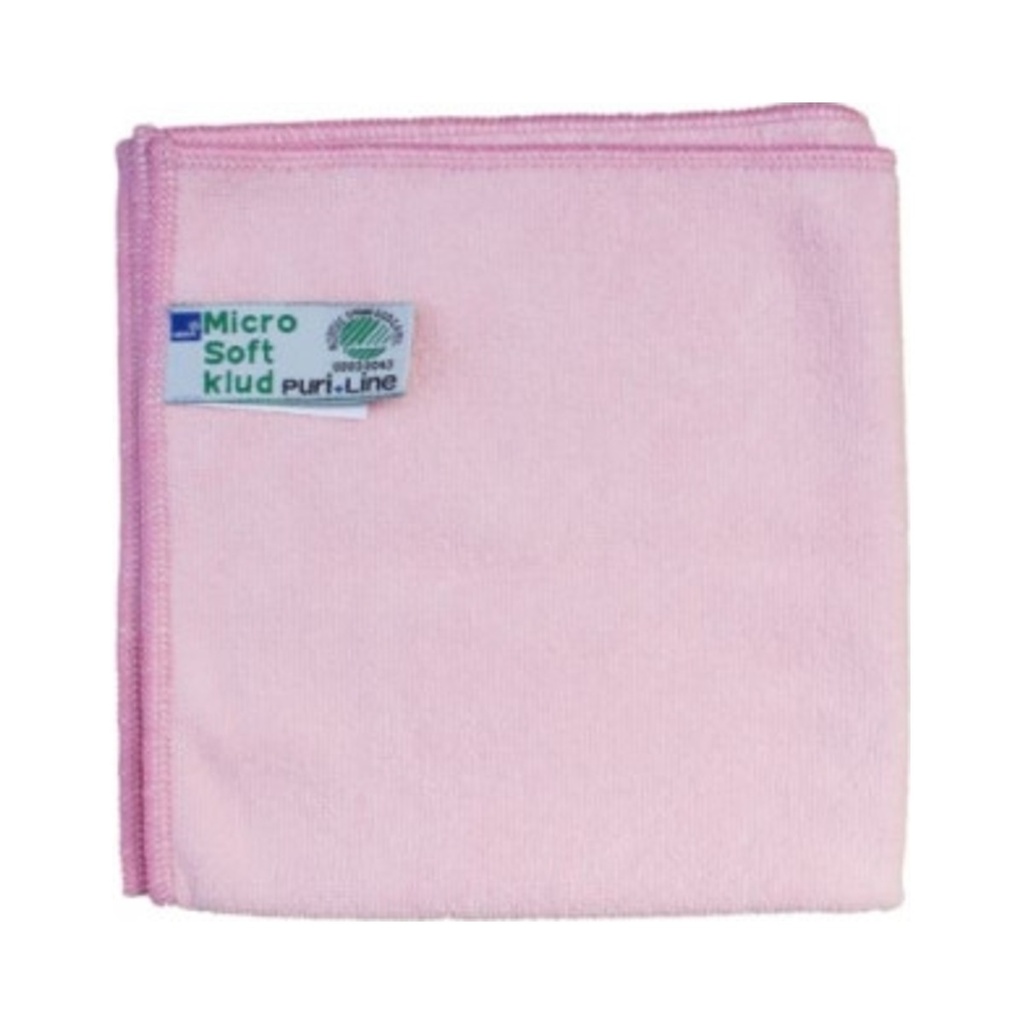 Puri-Line Microfiber törlőkendő 32x32cm piros 10db/cs