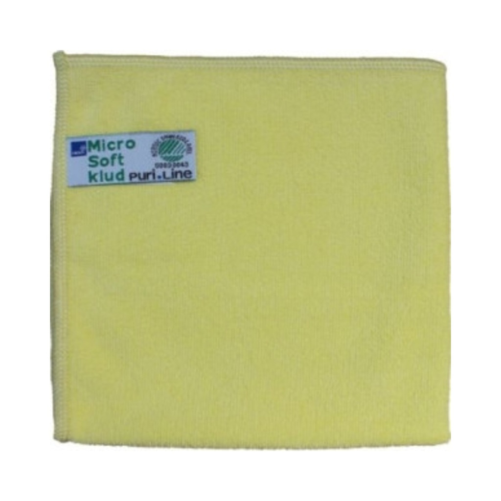 Puri-Line Microfiber törlőkendő 32x32cm sárga10db/cs
