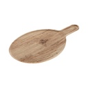 Pálmalevél nyeles tányér 36x20x0,5cm 25db/cs 100db/krt