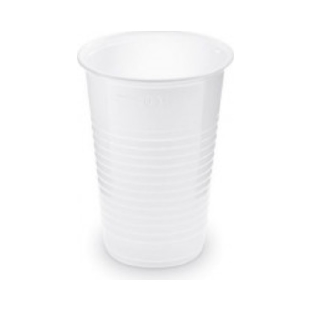 Műanyag fehér pohár 0,3l PP 100db/cs 2500db/krt (EU jelölt) (W)