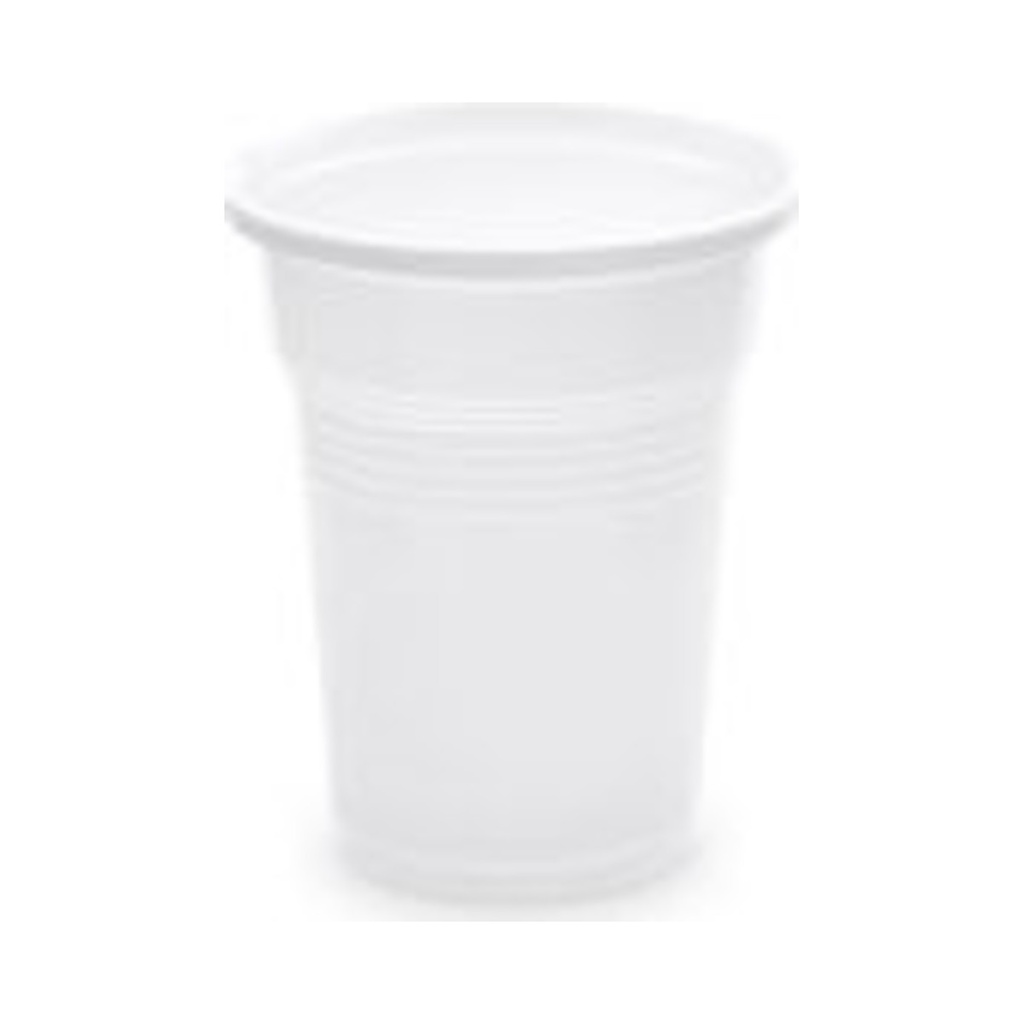 [511005] Műanyag fehér pohár 100ml PS 100db/cs 5000db/krt (A)
