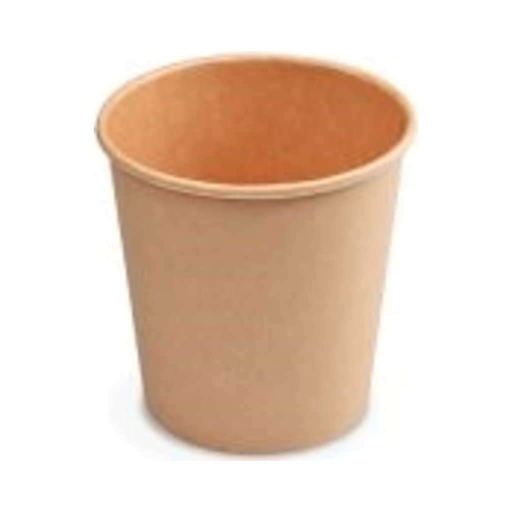 [76411] Papírpohár KRAFT 100/120ml O63mm 50db/cs 1000db/krt (W)