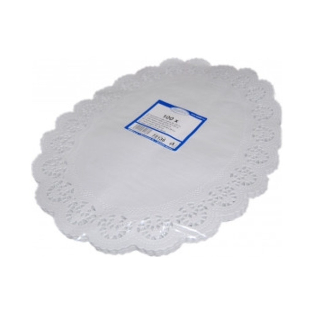[72136] Tortacsipke ovális 28x36cm 100db/cs 2000db/krt (W)