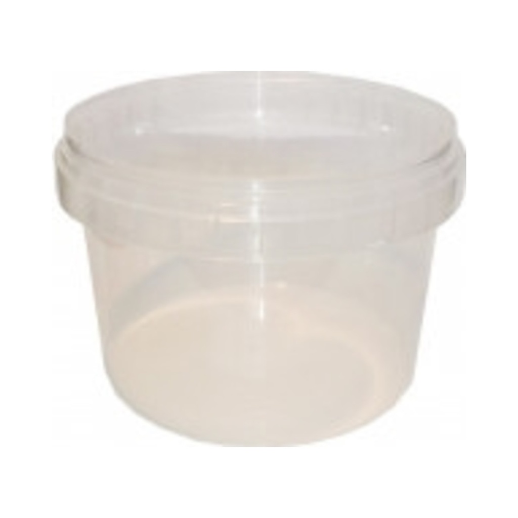 Garanciazáras műanyag kerek tégely 560ml 50db/cs 200db/krt