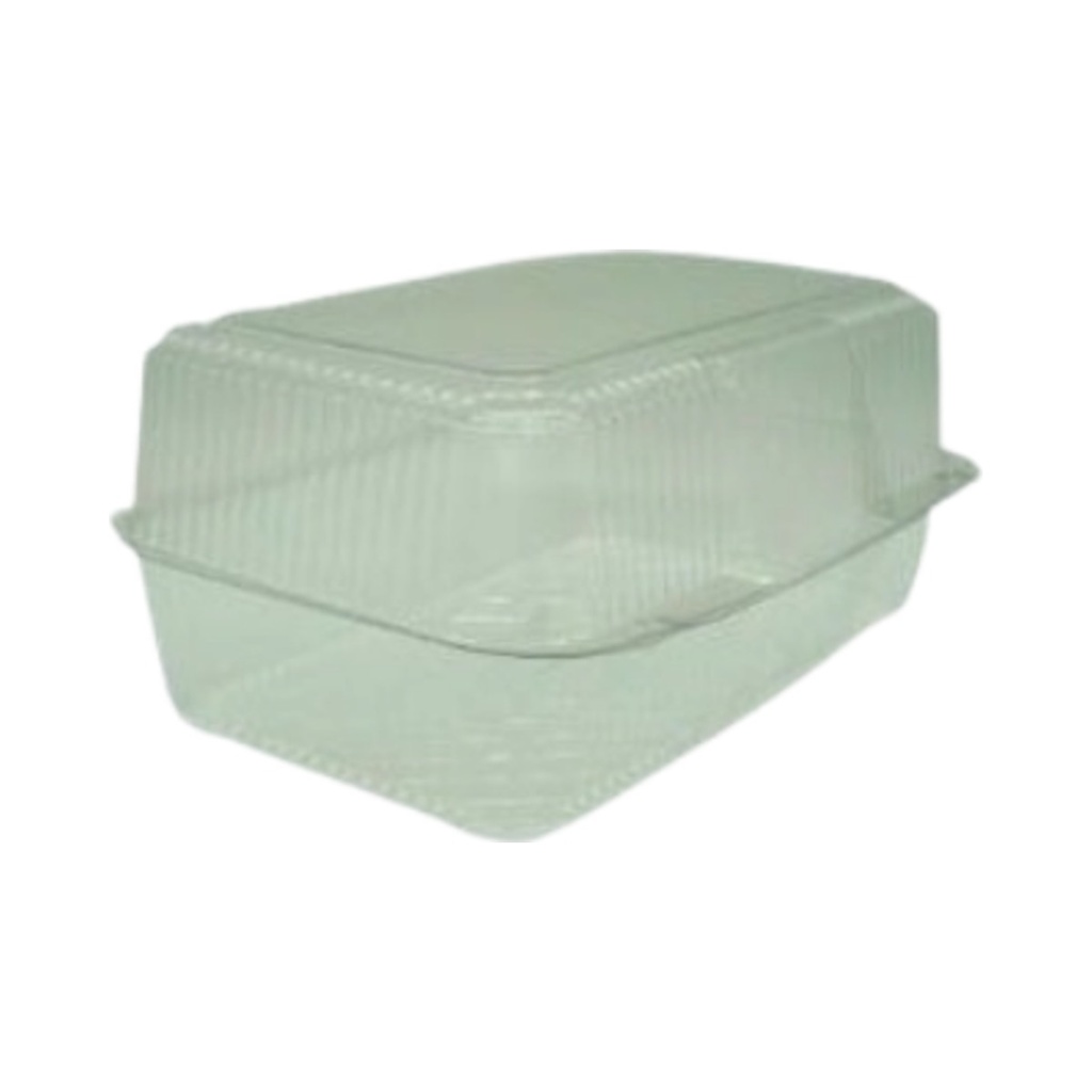 Műanyag összecsukható doboz süteményes 236x165x110mm 50db/cs 300db/krt