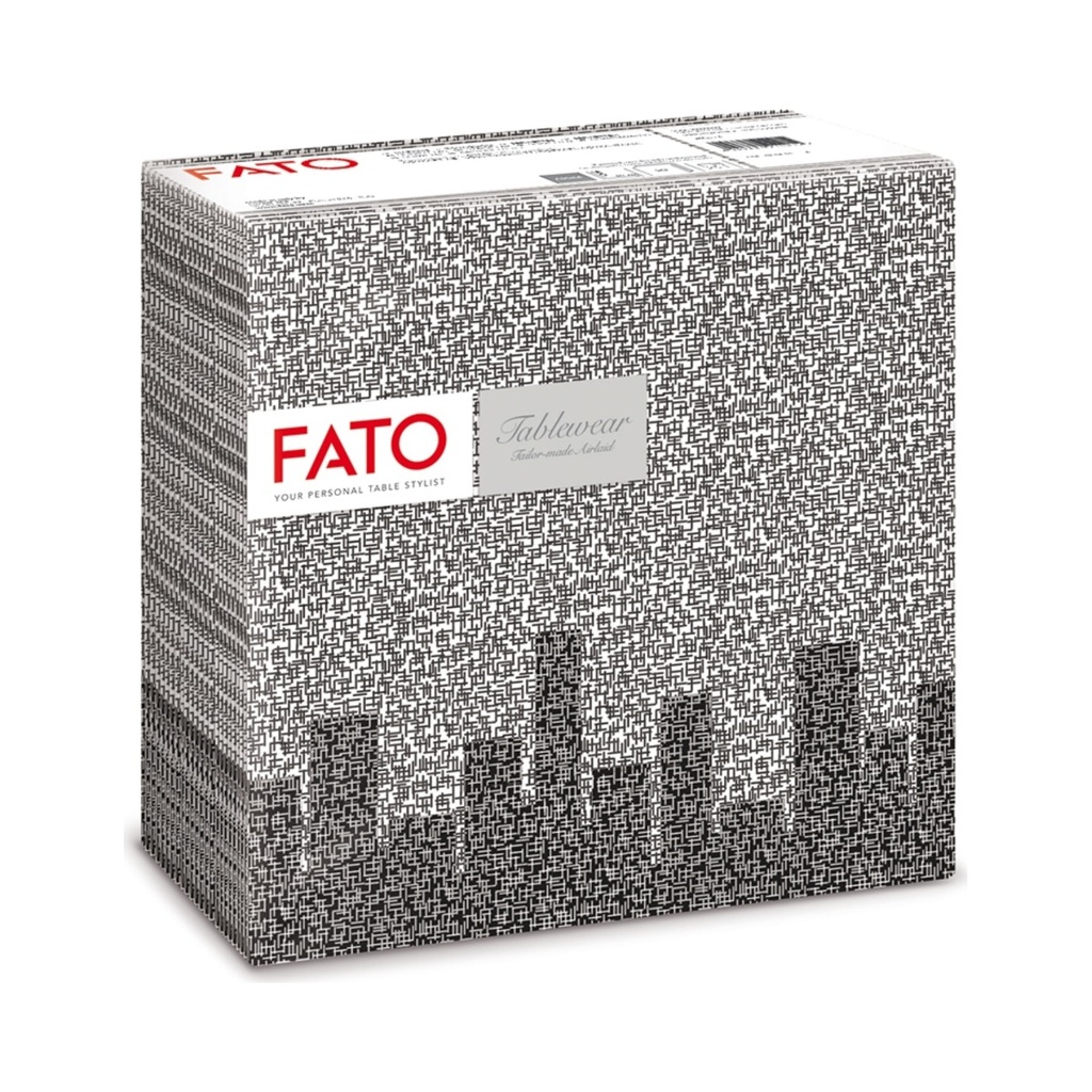 [88442300] Airlaid Skyline szalvéta Fekete (40x40 cm) 50db/cs 16cs/krt