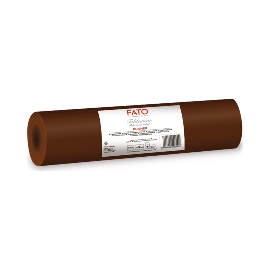 [86503000] Airlaid asztali futó barna 0,40x24m 4db/krt