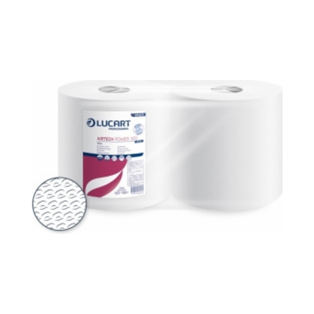 [851271] Airtech Power 320 papírtörlő tekercses 122m 2tek/krt