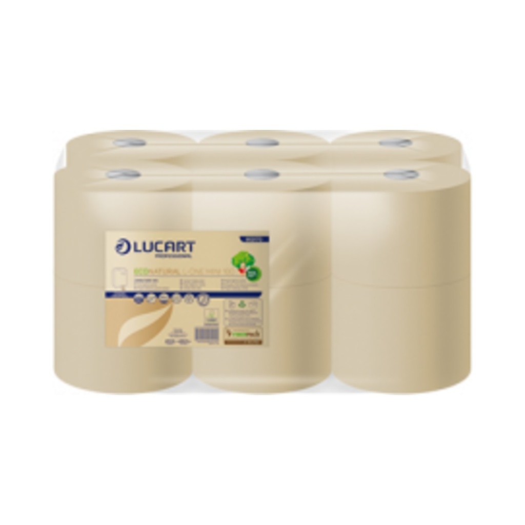 Eco Natural L-One mini 180 wc papír 2 rét. (19cm átm., 900lap/tek) 12db/krt (892288 adagolóhoz)