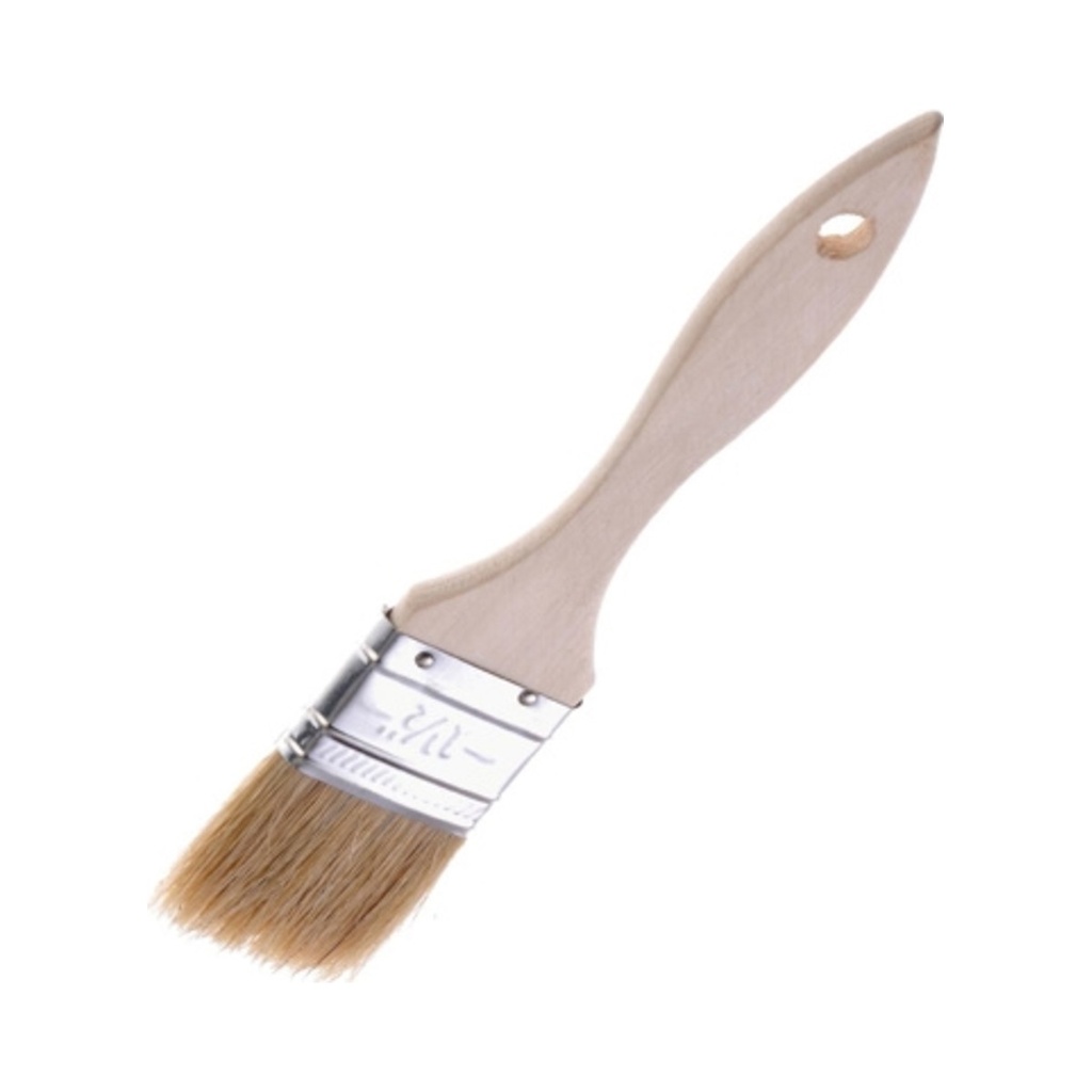 Kenőecset fa nyéllel 19cm (ecset szélesség:4cm) 10db/cs
