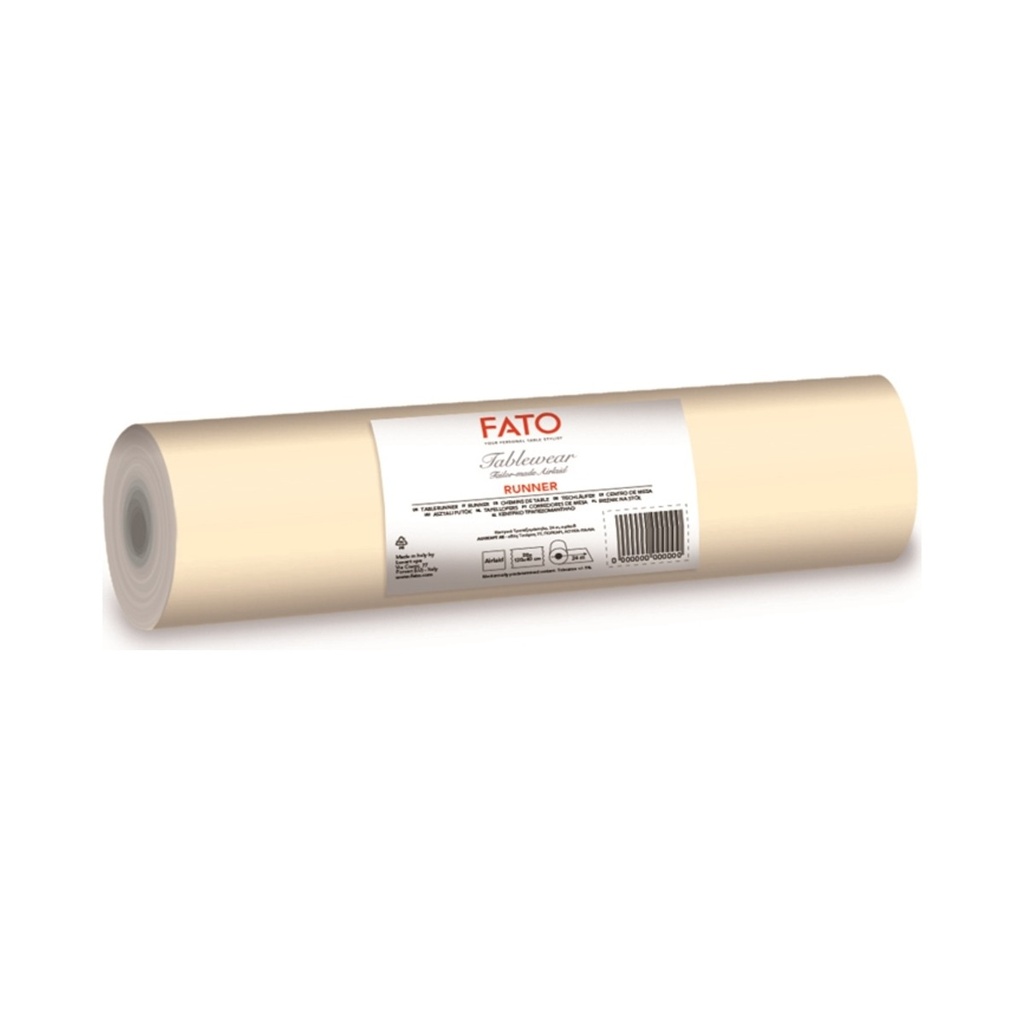 [88650500] Airlaid asztali futó csontszínű 0,40x24m 4db/krt