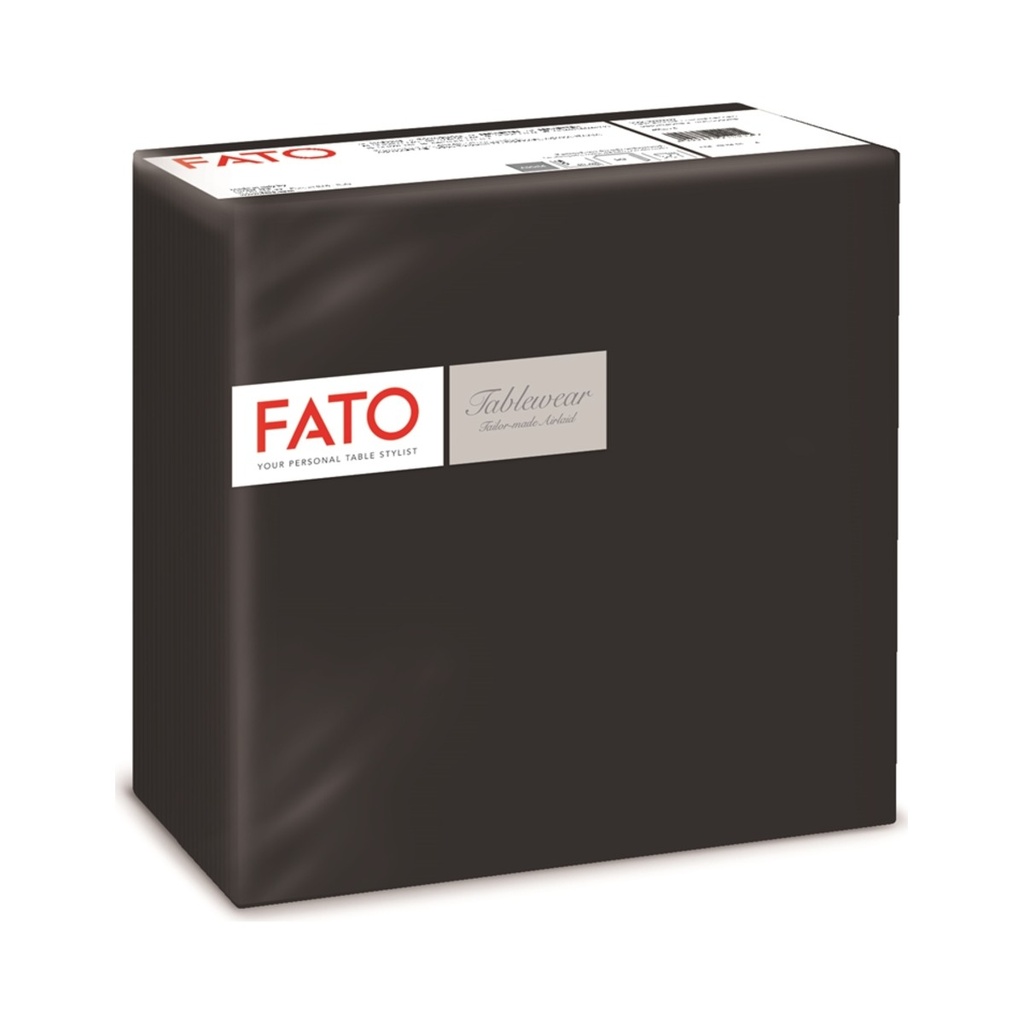 [88405000] Airlaid szalvéta fekete 40x40cm 50db/cs 16cs/krt