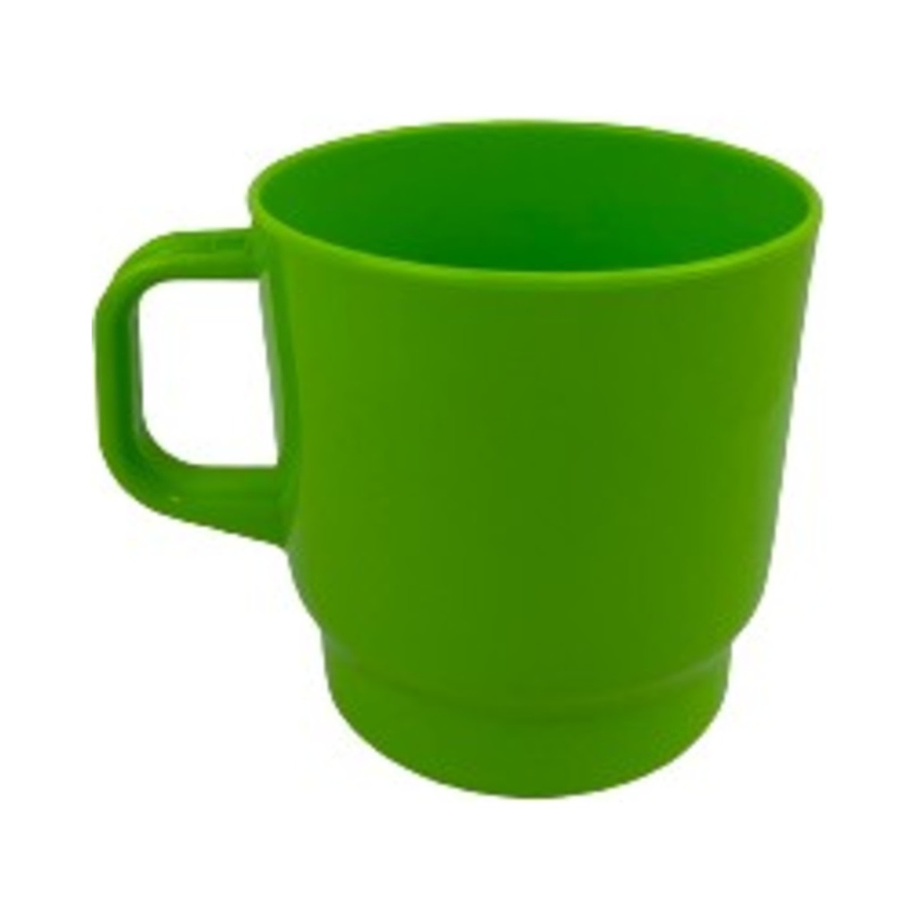 Műanyag bögre (3 dl) S. 24db/csom. 120db/zsák lime
