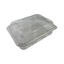 Műanyag összecsukható doboz 1250 ml (232x174x54,3+29,5mm) 100DB/CS 300DB/KRT Helyette: ALI40