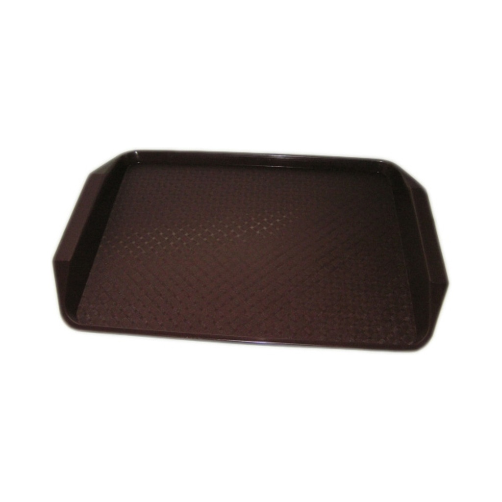 Mcd közepes tálca sötét barna PP 30x43cm (A)