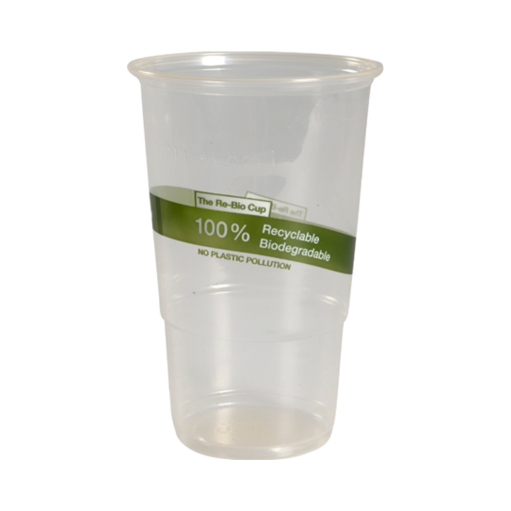 [1999902659] Re-Bio pohár víztiszta lebomló 300ml O80mm PP 50db/cs 1250db/krt