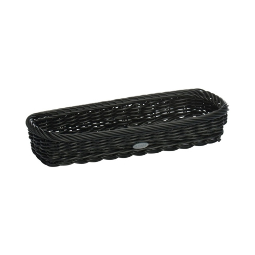 Saleen kosár szögletes 28x11x5cm fekete
