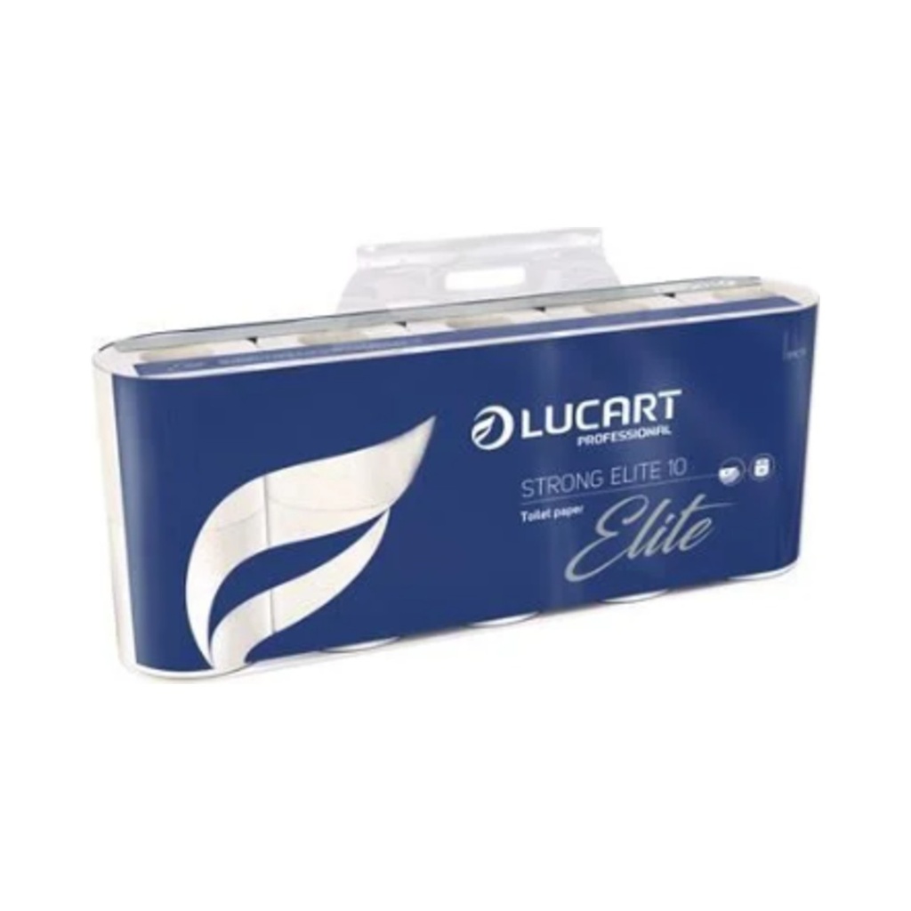 [811C79] Lucart Strong Elite 10 kistekercses WC-papír (4r. 120 lap/tekercs 16,2m) 10tek/cs 7cs/krt Megszűnt